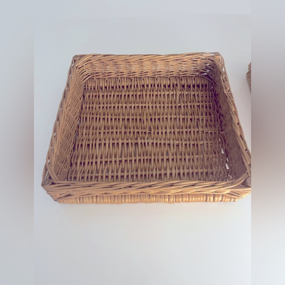 Handmade European Rattan Storage Organizers. - Picture 6 of 7